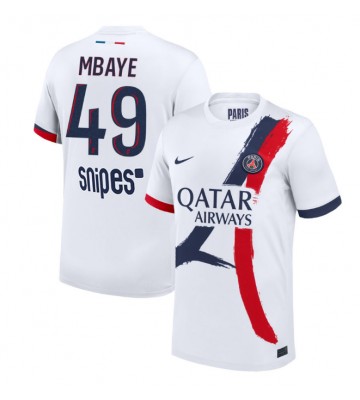 Paris Saint-Germain Ibrahim Mbaye #49 Udebanetrøje 2025-26 Kortærmet